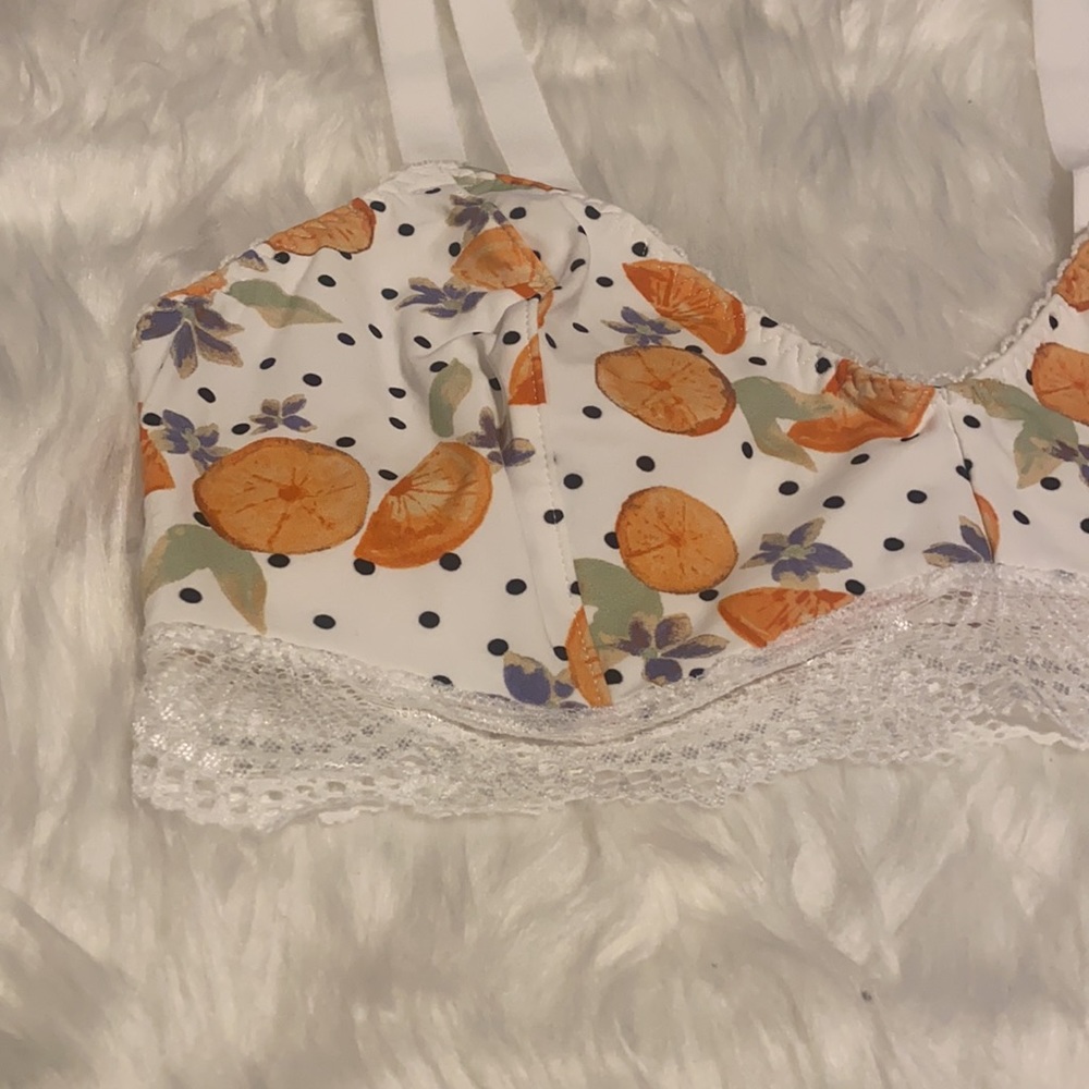 NWT Free People Mari Printed Bralette - Picture 6 of 7